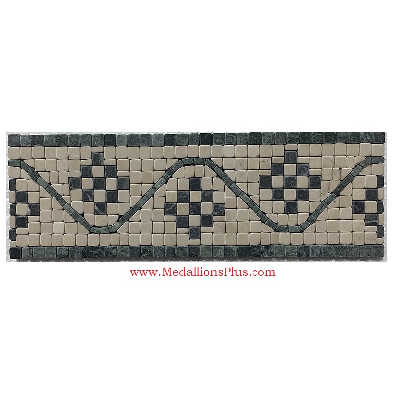 Fletcher, Honed Mosaic Tile Listello 4" x 12"